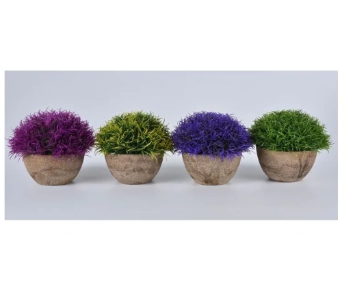 Растение искусственное в кашпо 13см 10922-5714-1